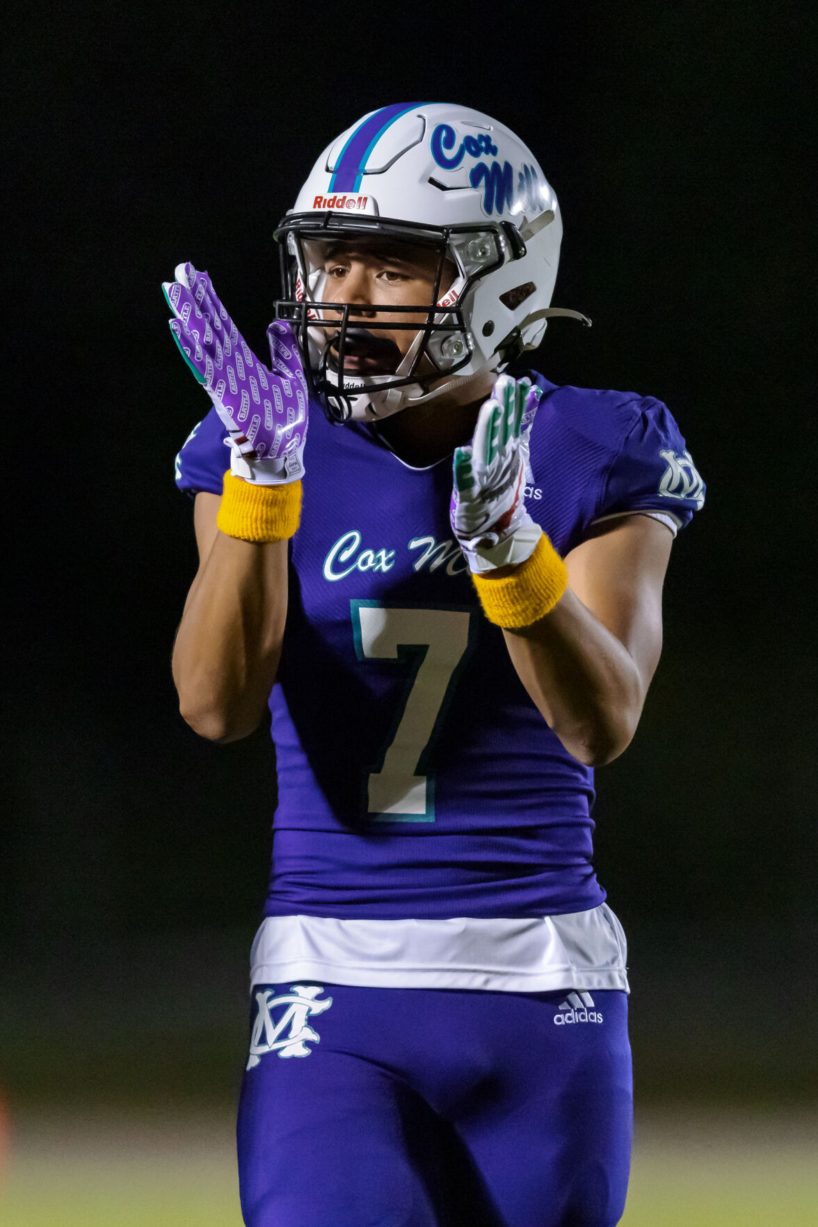 The Hough Huskey defeated the Cox Mill Chargers 48-7 on Friday night at Cox Mill High School.